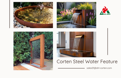 Corten Landscape Water Feature